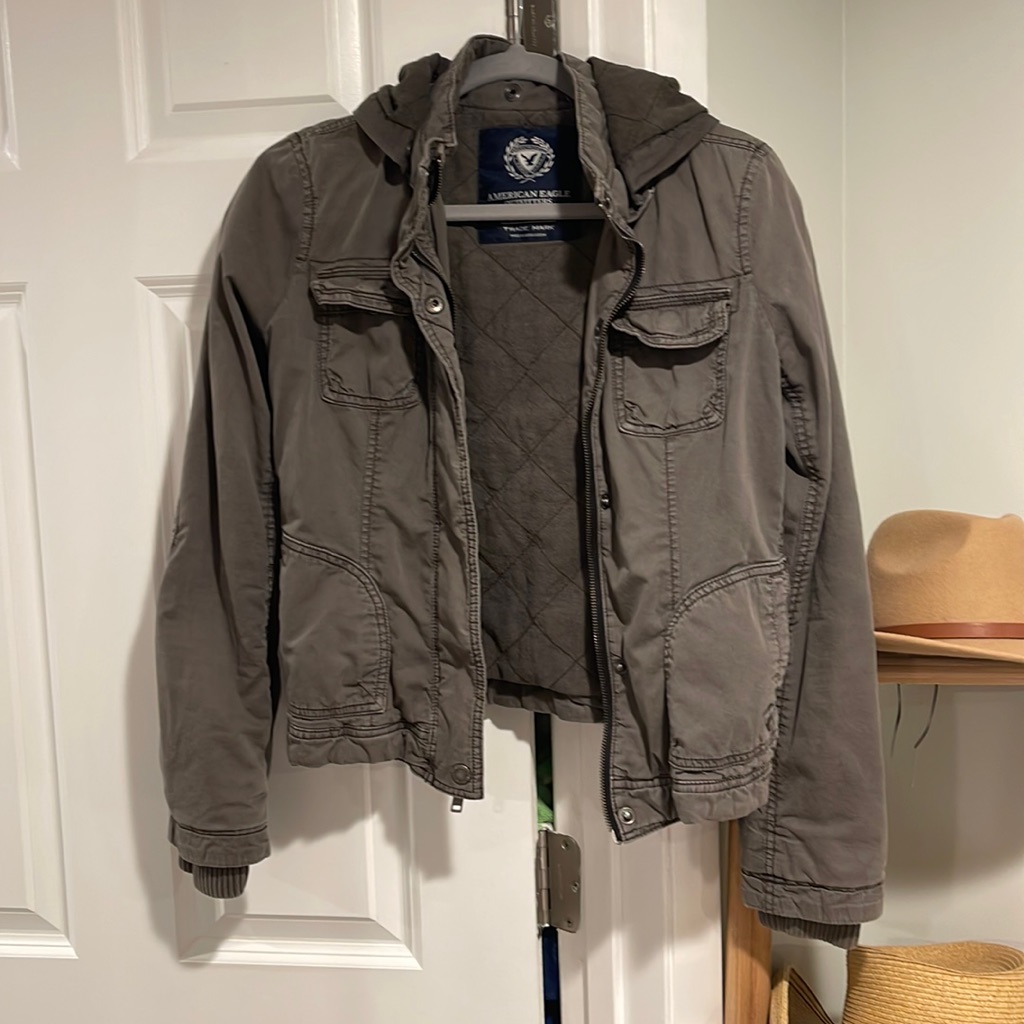 American Eagle : Elbow Patch/Quilted Jacket